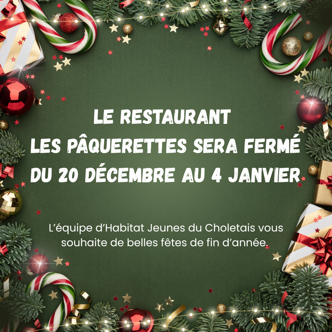 fermeture Noël 2025